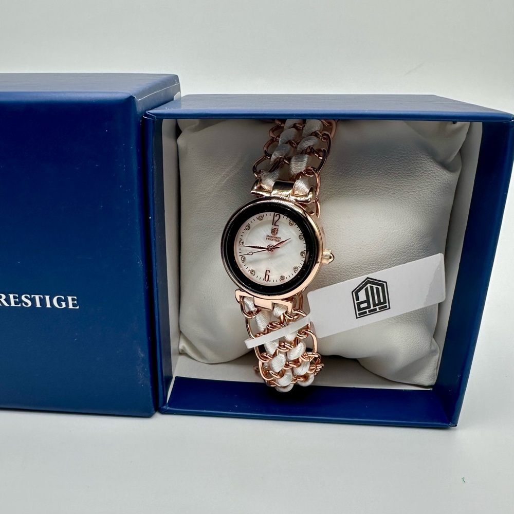 Montres Prestige x Invicta Women's Watch Bracelet - 25mm, White (MPW-0296)